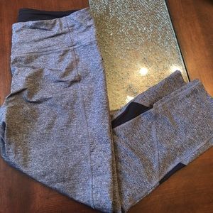 Lululemon gray Pace Rival Crop - 8